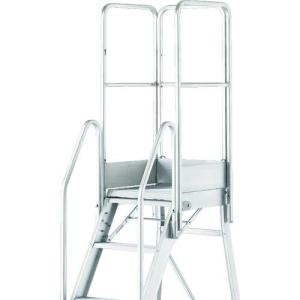 TRUSCO 折りたたみ式作業用踏み台 高さ2.10m 高さ1100手すりフルセット付き ( TDAD-210-1100TF )｜orangetool