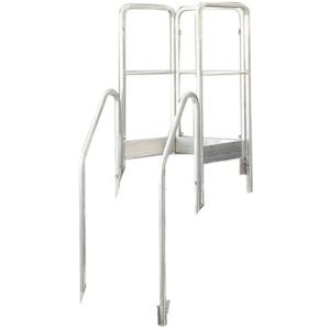 TRUSCO 踏み台TDAD用フルセット手すり 高さ900mm 本体高さ0.90m~1.80m用 ( TDAD-TF )｜orangetool