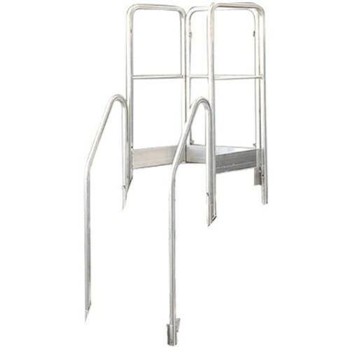 TRUSCO 踏み台TDAD用フルセット手すり 高さ900mm 本体高さ0.90m~1.80m用 (...