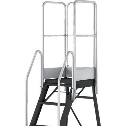 TRUSCO 踏み台TDAD用フルセット手すり 高さ1100mm 本体高さ0.90m~1.80m用 ...