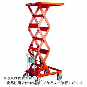 TRUSCO ハンドリフター 500kg 900X900 高揚程型 早送り付 ( HLFA-E500WW ) トラスコ中山(株)｜orangetool