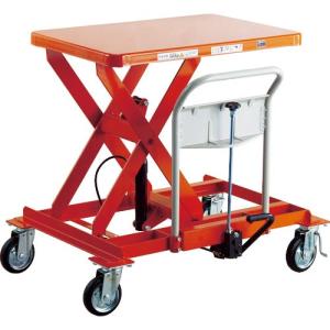 TRUSCO ハンドリフター サイドハンドル 500kg 4輪自在 早送り付 ( HLFA-E500LLS-B ) トラスコ中山(株)｜orangetool