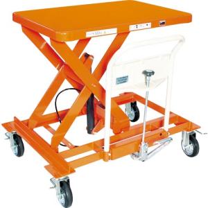 TRUSCO ハンドリフター サイドハンドル 500kg 4輪自在 早送り無し ( HLFA-S500LLS-B ) トラスコ中山(株)｜orangetool
