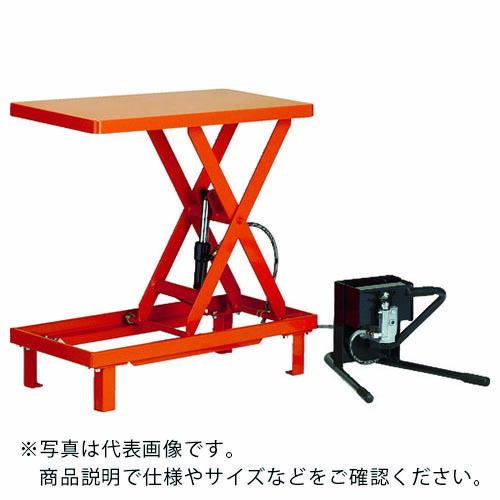 TRUSCO ワークテーブルリフト250kg 足踏式 500X800 ( HLFWA-S250 ) ...