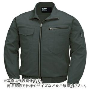 XEBEC 綿薄手現場服ヘリンボン空調服 アーミーグリーン (XE98002-62-3L)｜orangetool