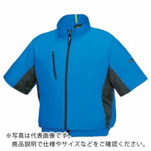 XEBEC ポリエステル製スポーツ半袖空調服 ロイヤルブルー ( XE98004-46-M ) (株)ジーベック｜orangetool