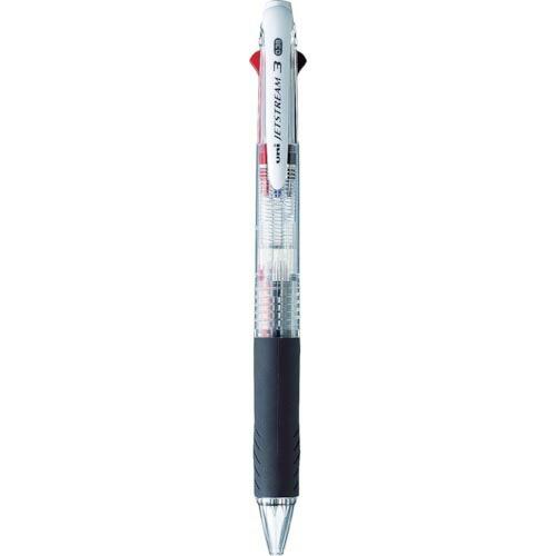 uni ジェットストリーム3色ボールペン 透明 ( SXE340038.T ) 三菱鉛筆(株)