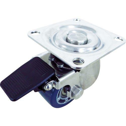 TRUSCO キャスター 低床式重荷重用自在SP付ウレタン車65mm ( TYHSUB-65 ) ト...