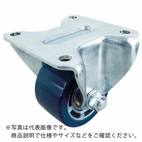TRUSCO キャスター 低床式 重荷重用 固定 ウレタン車75mm ( TYHSUK-75 ) ト...
