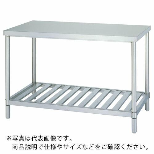 シンコー ステンレス作業台(スノコ棚板タイプ・SUS304)  600×450×800 ( WSN-...
