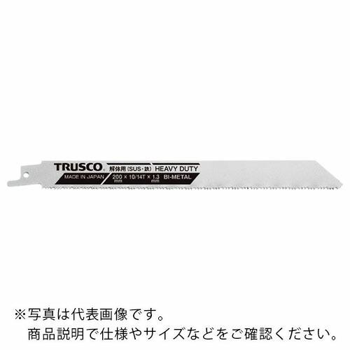 TRUSCO バイメタルセーバーソーブレード(厚刃タイプ) 300幅X1.3mm厚 10/14山 5...