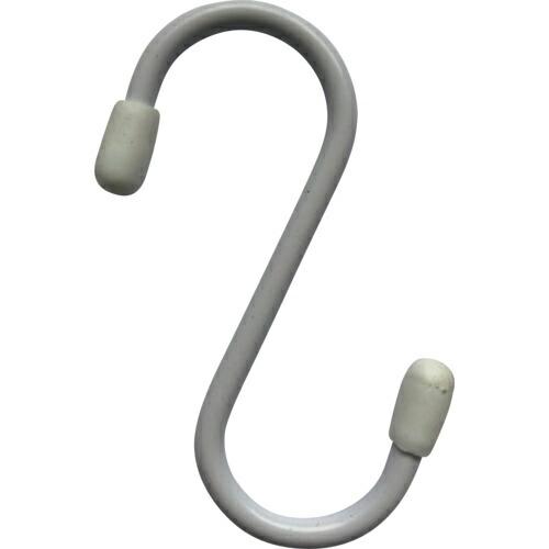 TRUSCO スチールSフック 75mm 白 ( TTSH75 ) トラスコ中山(株)