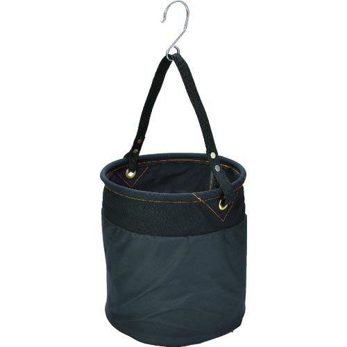 TRUSCO 電工バケツ 300X350 巾着蓋付き Sフック大付 ブラック ( TADB-300K...