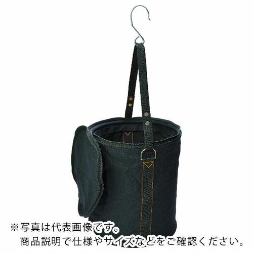 TRUSCO 電工バケツ 270X300 ファスナー蓋付き Sフック大付 ブラック ( TADB-2...