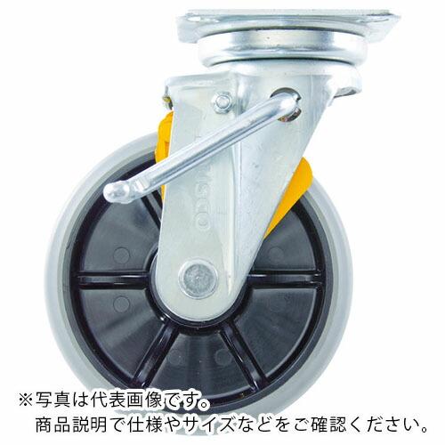 TRUSCO かご車用 左ブレーキサインプレート ウレタン自在車 150Φ ( TYNWUJB-15...