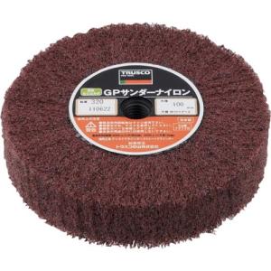 TRUSCO GPサンダーナイロン ねじ込み式 Φ100 (5個入) 320# ( GPSN10025 #320 (5コイリ) ) トラスコ中山(株)｜orangetool