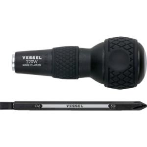 VESSEL ボールグリップ差替ドライバー No.(+2/-6) ( 220W-62 )｜orangetool