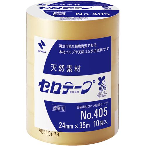 ニチバン セロテープ mmX35m バイオマスマーク認定製品 ( 405-24 )【5巻セット】ニチ...