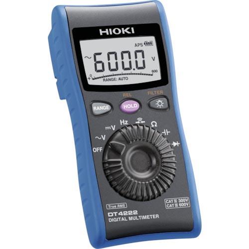 HIOKI デジタルマルチメータ DT4222 書類3点付 ( DT4222SYORUI3TENTU...