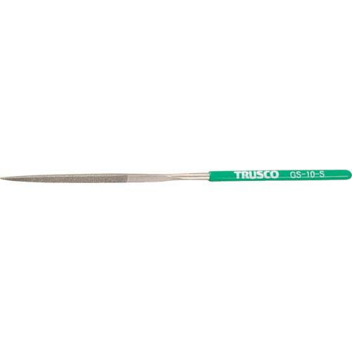 TRUSCO ダイヤモンドヤスリ 精密用#170 三角 1本入 全長140mmX刃長50mm(10本...