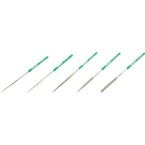 TRUSCO ダイヤモンドヤスリ 精密用#170 5本セット 全長140mmX刃長50mm(10本組サイズ)  ( GS-10-SET ) トラスコ中山(株)｜orangetool