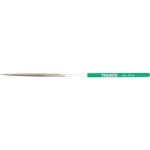 TRUSCO ダイヤモンドヤスリ 精密用#170 三角 1本入 全長140mmX刃長40mm(12本組サイズ) ( GS-12-S ) トラスコ中山(株)｜orangetool