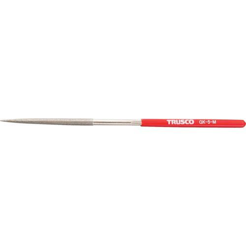 TRUSCO ダイヤモンドヤスリ 鉄工用#140 丸 1本入 全長215mm(5本組サイズ) ( G...