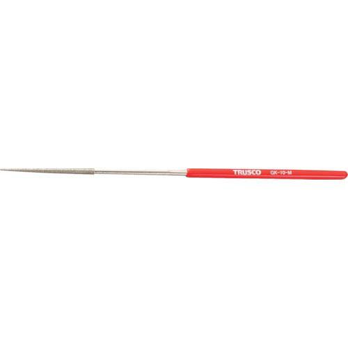 TRUSCO ダイヤモンドヤスリ 鉄工用#140 丸 1本入 全長185mm(10本組サイズ)  (...