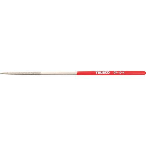 TRUSCO ダイヤモンドヤスリ 鉄工用#140 角 1本入 全長185mm(10本組サイズ)  (...