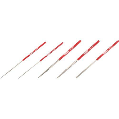 TRUSCO ダイヤモンドヤスリ 鉄工用#140 5本セット 全長170mm(12本組サイズ) ( ...
