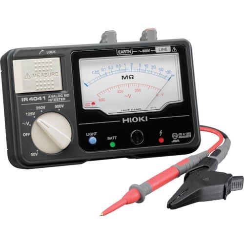HIOKI アナログ絶縁抵抗計(4レンジ) IR4041-10 書類3点付 ( IR4041-10S...