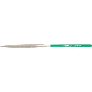 TRUSCO ダイヤモンドヤスリ 精密用#170 半丸 1本入 全長180mm(8本組サイズ) ( GS-8-HA ) トラスコ中山(株)｜orangetool