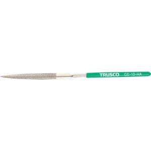 TRUSCO ダイヤモンドヤスリ 精密用#170 半丸 1本入 全長140mmX刃長50mm(10本組サイズ) ( GS-10-HA ) トラスコ中山(株)｜orangetool