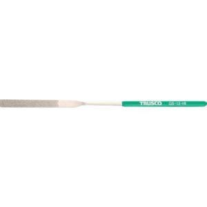 TRUSCO ダイヤモンドヤスリ 精密用#170 平 1本入 全長140mmX刃長40mm(12本組サイズ) ( GS-12-HI ) トラスコ中山(株)｜orangetool