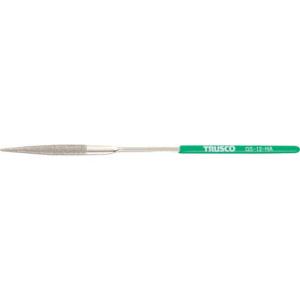 TRUSCO ダイヤモンドヤスリ 精密用#170 半丸 1本入 全長140mmX刃長40mm(12本組サイズ) ( GS-12-HA ) トラスコ中山(株)｜orangetool