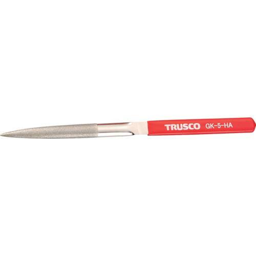 TRUSCO ダイヤモンドヤスリ 鉄工用#140 半丸 1本入 全長215mm(5本組サイズ) ( ...
