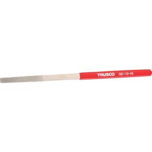 TRUSCO ダイヤモンドヤスリ 鉄工用#140 平 1本入 全長185mm(10本組サイズ)  ( GK-10-HI ) トラスコ中山(株)｜orangetool