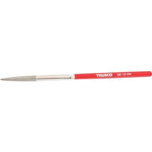 TRUSCO ダイヤモンドヤスリ 鉄工用#140 半丸 1本入 全長170mm(12本組サイズ) ( GK-12-HA ) トラスコ中山(株)｜orangetool