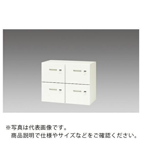 NAIKI 収納庫 CW型 ファイル引出し(2段X2) ダイヤル錠 W899×D450×H700 (...