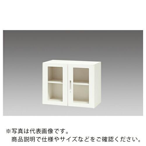 NAIKI 収納庫 CW型 ガラス両開き書庫 W899×D450×H700 ( CW-0907KG-...