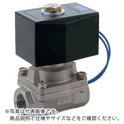 CKD 蒸気用パイロットキック式2ポート電磁弁 ( SPK11-25A-F4AS-AC220V ) ...