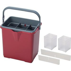 テラモト 仕切付きバケツ2エンジ アウターバケツ用仕切板セット ( CE-447-102-6 ) (株)テラモト (メーカー取寄)｜orangetool