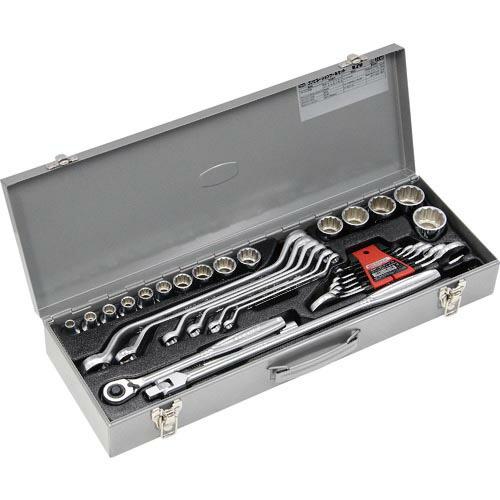 TONE 整備用工具セット コンビネーションツールセット(軽作業用) シルバー 32点セット ( K...