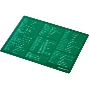 エレコム 爆速効率化マウスパッド for Excel(XLサイズ) 入力支援 グリーン ( MP-SCBGE )｜orangetool