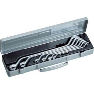 TONE ロング両口めがねレンチセット(45°) 6点セット 2.2kg ( 2700M ) TONE(株)｜orangetool