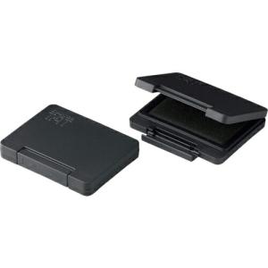 シヤチハタ 強着スタンプ台タート金属用中形 黒 ( ATMN-2-K )｜orangetool
