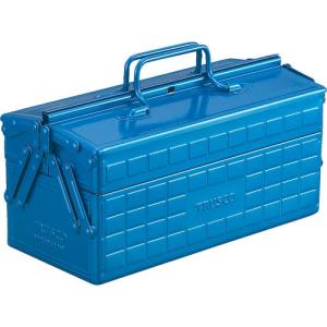 TRUSCO 2段工具箱 350X160X215 ブルー ( ST-350-B ) トラスコ中山(株)｜orangetool