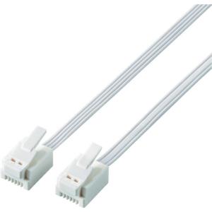 ELECOM 爪折れ防止モジュラーケーブル 3.0m ホワイト ( MJ-T3WH )｜orangetool