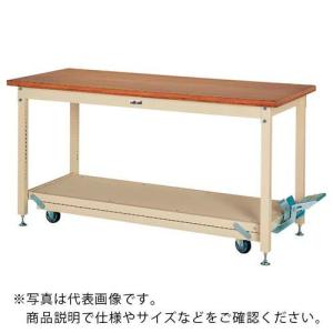 ヤマテック ワークテーブル ペダル移動タイプ ニス仕上げ積層天板 W1800×D750×H922mm ヤマテックアイボリー ( SXNPH-1875-NI ) 山金工業(株) (メーカー取寄)｜orangetool