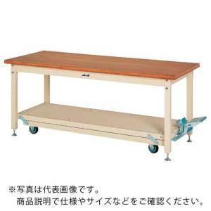 ヤマテック ワークテーブル ペダル移動タイプ ニス仕上げ積層天板 W1200×D750×H762mm ヤマテックアイボリー ( SXNP-1275-NI ) 山金工業(株) (メーカー取寄)｜orangetool